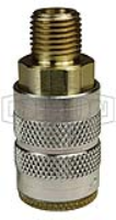 F-Series Pneumatic Manual Male Threaded Coupler