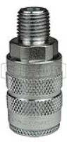F-Series Pneumatic Manual Male Threaded Coupler