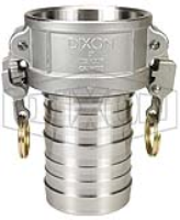 EZ Boss-Lock Cam & Groove Type C Coupler x Hose Shank