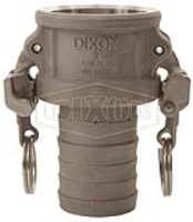 EZ Boss-Lock Cam & Groove Hastelloy Type C Coupler x Hose Shank