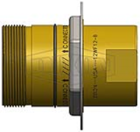 DQC W-Series Wingstyle Interchange Female Plug with Flange