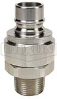 DQC V-Series Snap-Tite H/IH Interchange Valved Male Plug