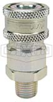 DQC V-Series Snap-Tite H/IH Interchange Valved Male Coupler