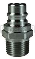 DQC V-Series Snap-Tite H/IH Interchange Unvalved Male Plug
