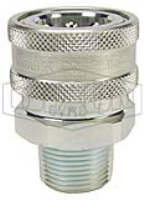 DQC V-Series Snap-Tite H/IH Interchange Unvalved Male Coupler