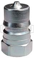 DQC H-Series ISO-B Steel Mill 'Slide Gate' Female Threaded Plug