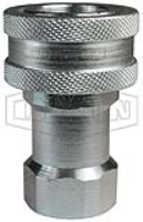 DQC H-Series ISO-B Steel Mill 'Slide Gate' Female Threaded Coupler