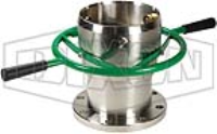 Dixon MannTek Cryogenic Dry Disconnect Coupler-Hose Unit x 150# Flange