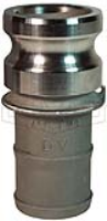 Cam & Groove Hastelloy Type E Adapter x Hose Shank