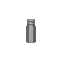 Silver Aluminium Screw Lid Bottles with Optional Pump or Spray Caps