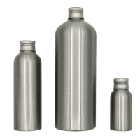 Aluminium Screw Lid Bottles with Optional Pump or Spray Caps