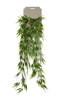 Artificial Bamboo Hanging Bush - 75cm, Green