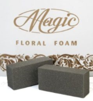 Magic Dry Floral Foam 40 Bricks/Carton - 23cm × 11cm × 8cm, Brown