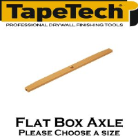 TapeTech Flat Box Axle - Please Choose a Size
