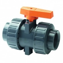 Suppliers Of Inch PVC D/U Industrial Ball Valve EPDM Threaded
