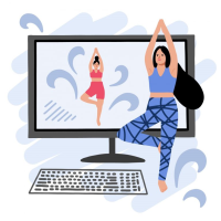 4-week online Office Yoga course