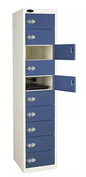 10 Doors 10 Compartment Laptop Locker For Gyms