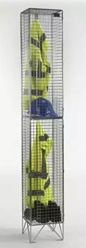 2 Door Mesh Lockers For Call Centres