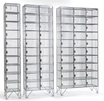 12 Door Wire Lockers For Hot Desking