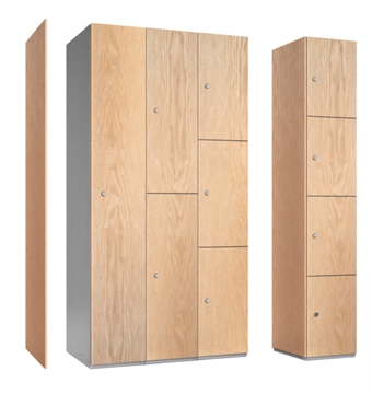 Wooden Laminate Lockers For Hot Desking