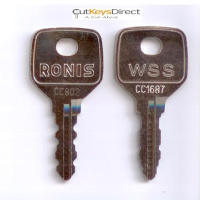 Ronis CC001 - CC2000 (WSS) (Bio Cote) Replacement Locker Keys