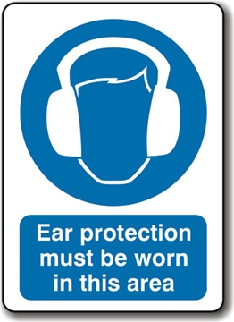 Ear Protection Sign