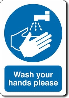 Wash Your Hands Please Sign