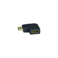 HDMI Type A Left Angled Adapter, Male to Female