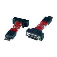 HDMI Type A Male to DVI-I Female Flexible Adapter