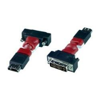 HDMI Type A Female to DVI-I Male Flexible Adapter