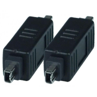 1394-4PM4PM - FireWire 1394 4 Pin Male Gender Changer Adapter Converter Connector - Firewire 4pin