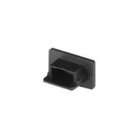 USB Mini Type B Female Dust Cover, Black, 100-Pack