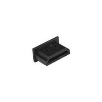 HDMI Type A Female Dust Cover, Flush Mount, Black, 1000-Pack