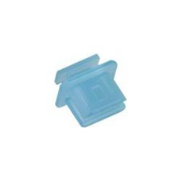 Mini DisplayPort Female Dust Cover, Blue, 1000-Pack