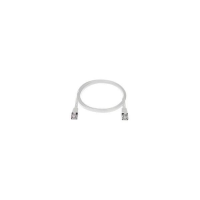 CAT5E-FLT-3-WHITE   -   CAT5e Flat Stranded Unshielded Cable Ethernet Network 3 feet RJ45 - RJ45 White