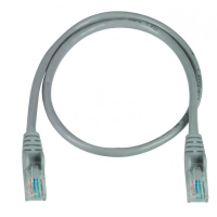 CAT6-CO-10-GRAY   -   CAT6 Crossover Cable Ethernet Network Patch Cord Stranded 10 ft RJ45 - RJ45 Gray