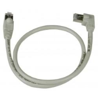 CAT6 Left Angle to Straight Shielded Patch Cords, Operating Temperature Range: -4 to 140Ãƒ€š°F 9ft
