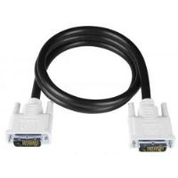 DVI-D-3-MM   -   DVI-D Dual Link Cable Cord Male HDTV 1080p Monitor Display Pins 3 ft DVI Male - DVI Male Black