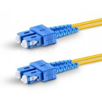 FIBER-D-SCSC-9-2M   -   Duplex SC Singlemode Fiber Optic Patch Cable Ferrules 9-micron 2 m SC - SC Yellow