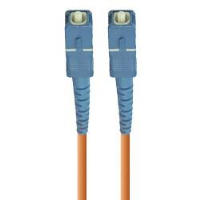 FIBER-S-SCSC-50-5M   -   Simplex SC Multimode Fiber Optic Patch Cable Ferrules 50-micron 5 m SC - SC Orange