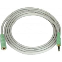 SA-50-MF   -   3.5mm Stereo Audio Cable Male Speaker Extension Female 50 feet 3.5mm Male - 3.5mm Female Gray