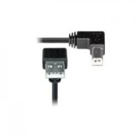 USB2-AB-DRA-2M-K   -   USB 2.0 Cable Down Type A Right Angle Type B Tight Space Cord 2 m USB Type A Male - USB Type B Male Black