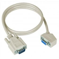 VEXT-45D-10   -   VGA Straight 45-Degree Angled 15HD Cable Tight Spot Extension 10 ft 15HD Male - 15HD Female White