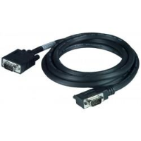 VEXT-90DR-10-MM   -   VGA Right Angled Straight Cable 90-Degree 15HD WUXGA Monitor 10 ft 15HD Male - 15HD Male Black
