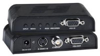 BNCSV-VGA-CNVTR  BNC + S-Video to VGA Converter