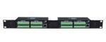 E-DI16DOR16-V22R Digital Input/Output Expander, Normally-Open Relay Contact Outputs, 1RU Dual Side-by-Side Rackmount