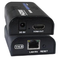 Low-Cost HDMI Over Gigabit IP Extender ‚¬€œ Transmitter & Receiver Set - Europlug CEE 7/16