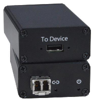 1-Port USB 3.0 Extender via Two LC Singlemode Fiber Optic Cables up to 1,148 Feet €š¬Ã…€œ No Drivers Required
