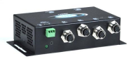 VOPEX-M12VA-8  Industrial VGA Splitter/Extender with Stereo Audio via CATx with M12 Connectors to 600 feet: 8-Port