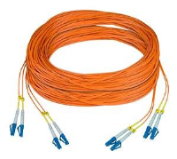 FIBER-2D-LCLC-50-1500M   -    Two Duplex LC to LC 50-micron Fiber Cable, 1500 meters